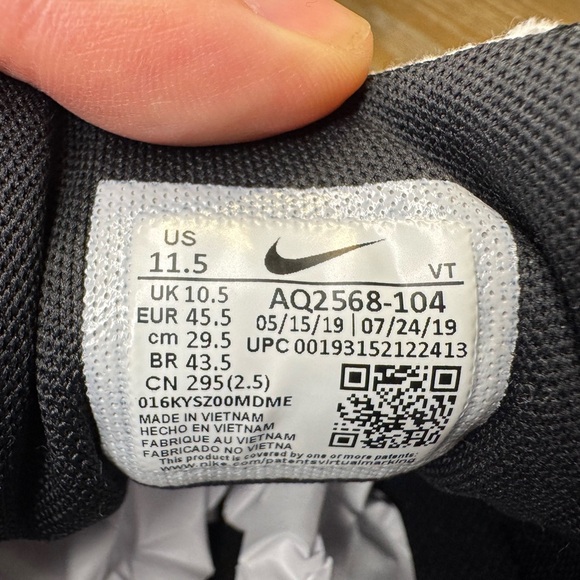 👟 Nike Air Max 200 White Black Anthracite Men’s‎ 11.5 VGUC 👟 - Picture 6 of 6